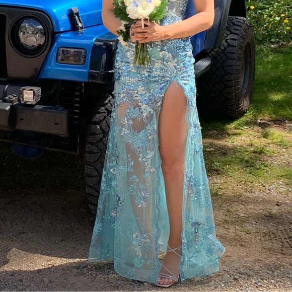 Jas Z prom dress size 4 - Picture 2 of 4
